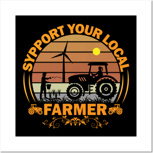 Farmer T - Shirt Design Posters and Art